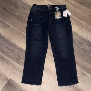Democracy Women’s “Ab”technology High Rise Indigo Straight Leg Jeans